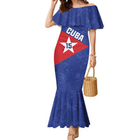 Custom Cuba Basketball Mermaid Dress Flag Style