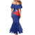 Custom Cuba Basketball Mermaid Dress Flag Style
