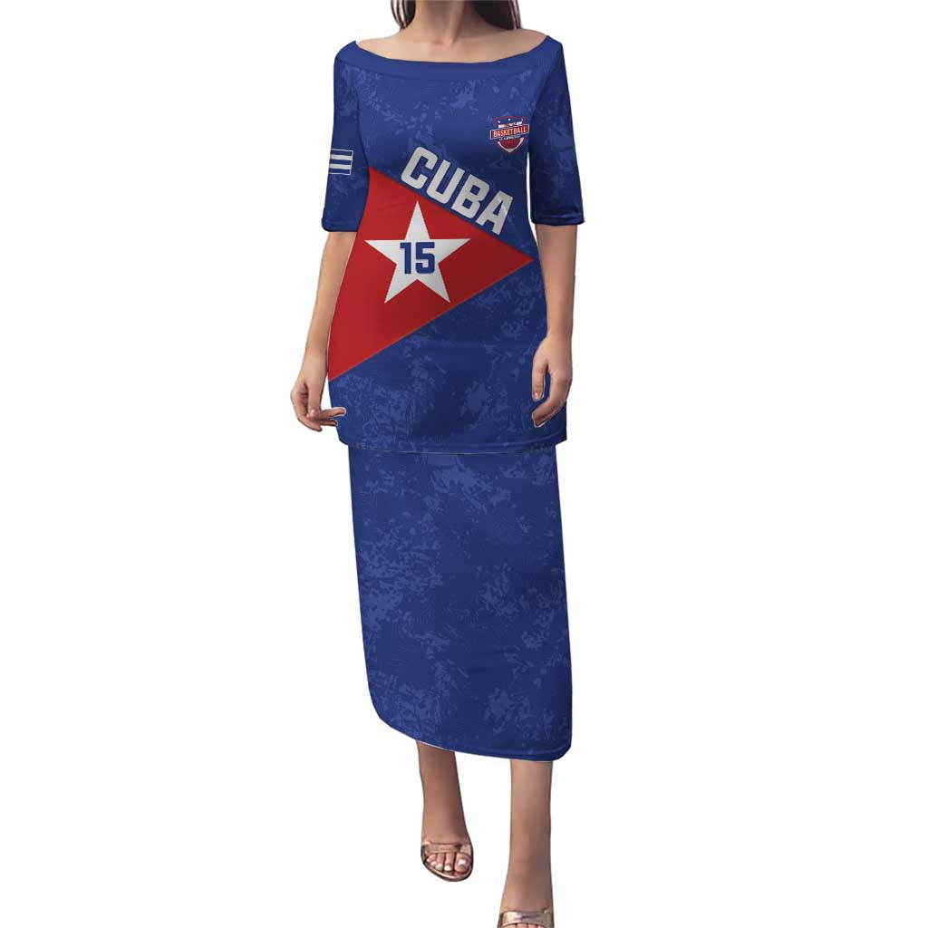 Custom Cuba Basketball Puletasi Flag Style