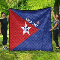 Custom Cuba Basketball Quilt Flag Style