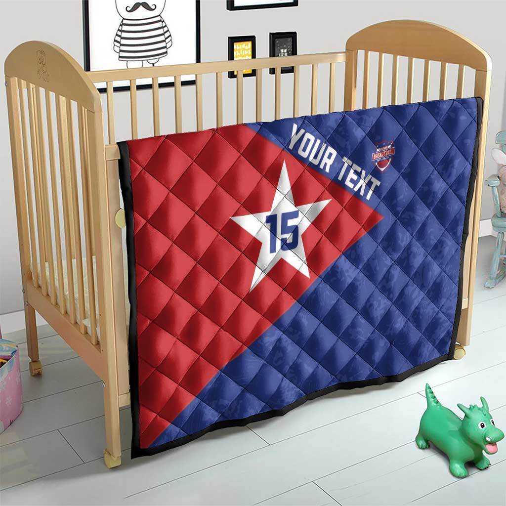Custom Cuba Basketball Quilt Flag Style