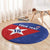 Custom Cuba Basketball Round Carpet Flag Style