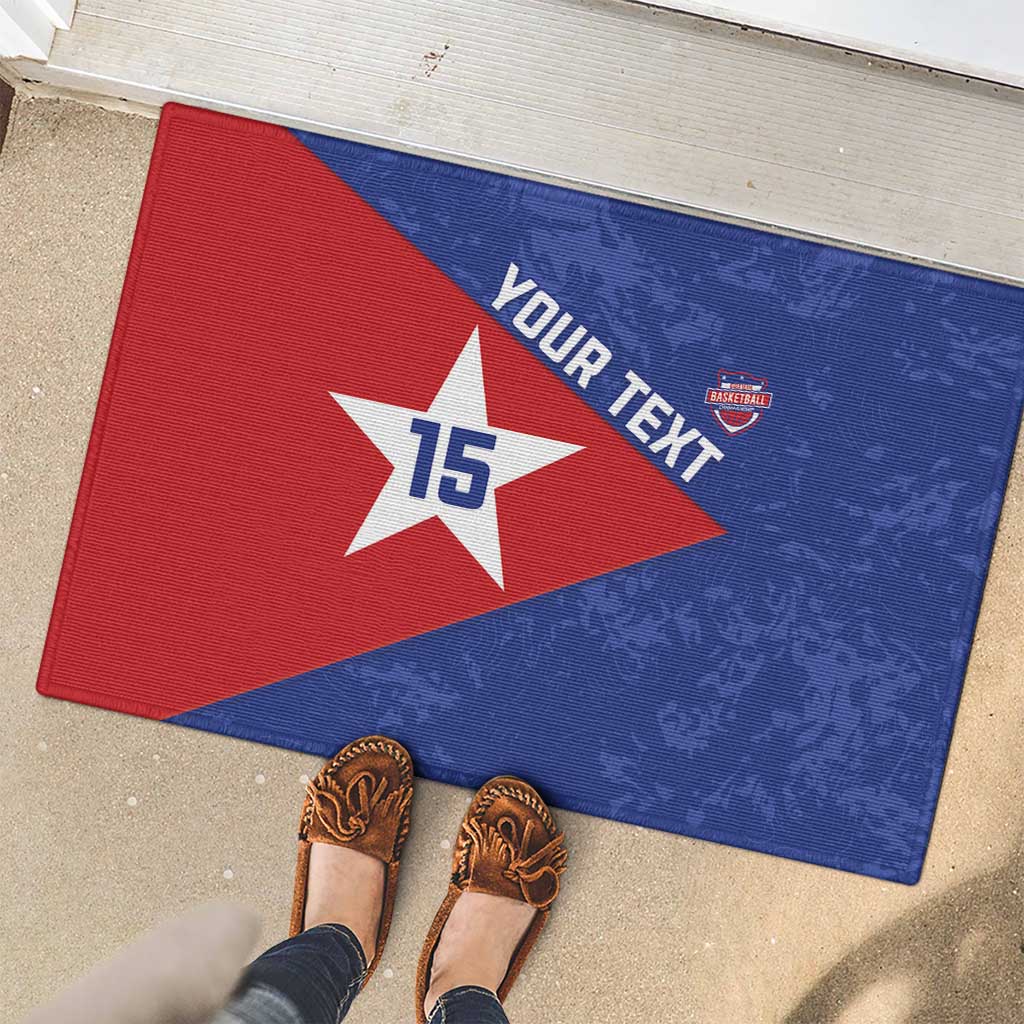 Custom Cuba Basketball Rubber Doormat Flag Style