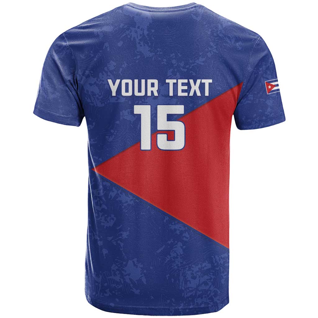 Custom Cuba Basketball T Shirt Flag Style