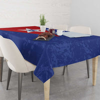 Custom Cuba Basketball Tablecloth Flag Style