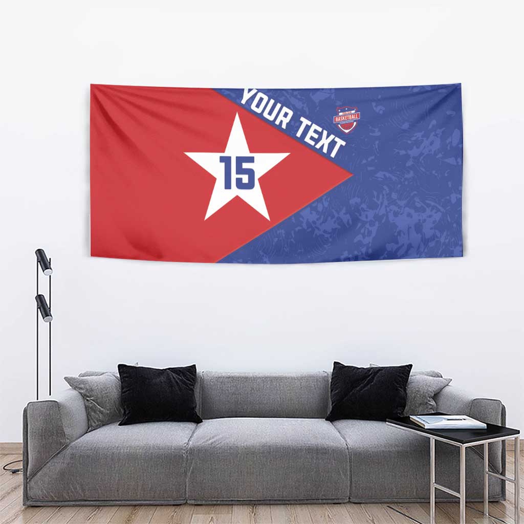 Custom Cuba Basketball Tapestry Flag Style