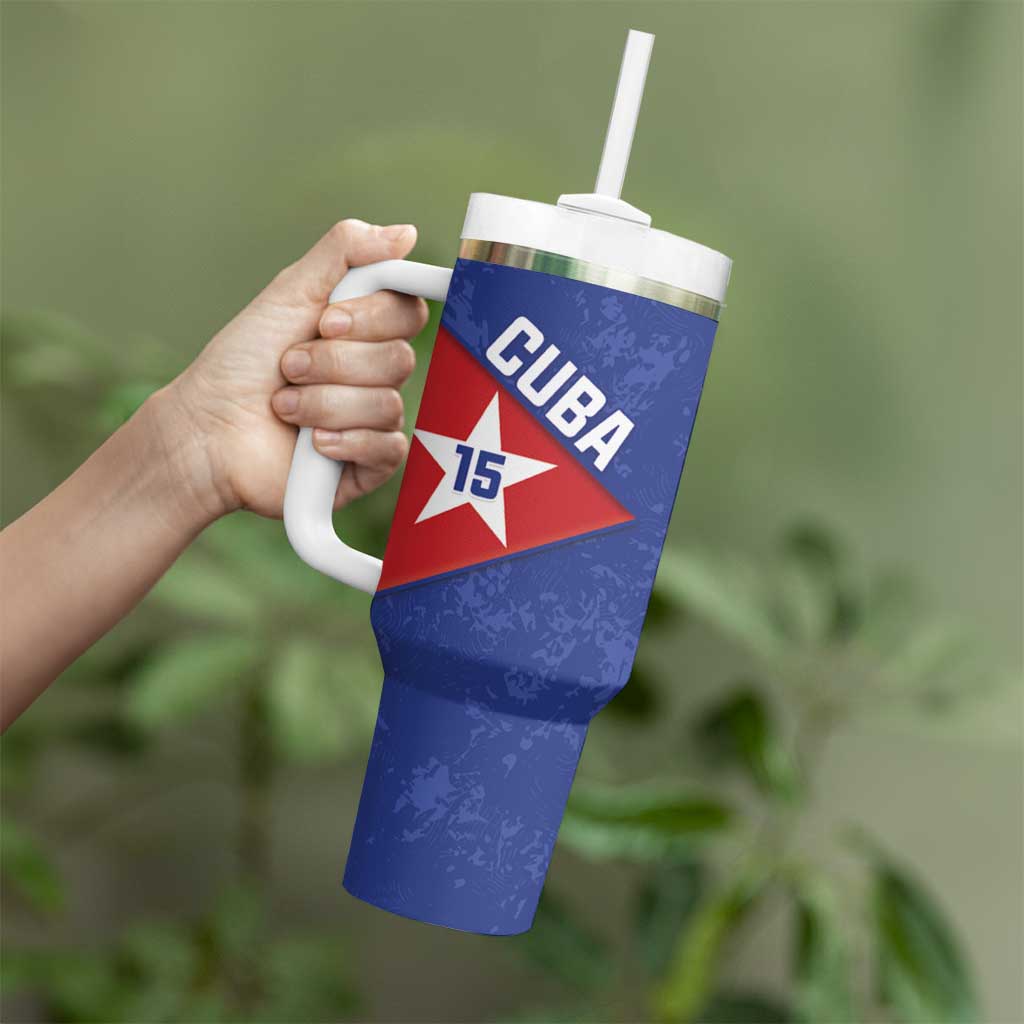 Custom Cuba Basketball Tumbler With Handle Flag Style
