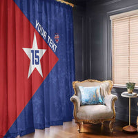 Custom Cuba Basketball Window Curtain Flag Style