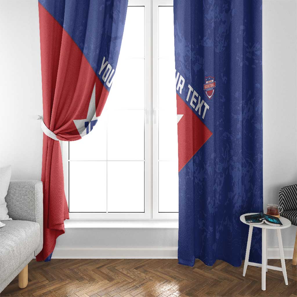 Custom Cuba Basketball Window Curtain Flag Style