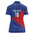 Custom Cuba Basketball Women Polo Shirt Flag Style