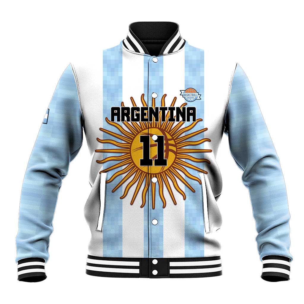 Custom Argentina Basketball Baseball Jacket Go El Alma Argentina