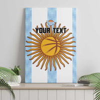 Custom Argentina Basketball Canvas Wall Art Go El Alma Argentina