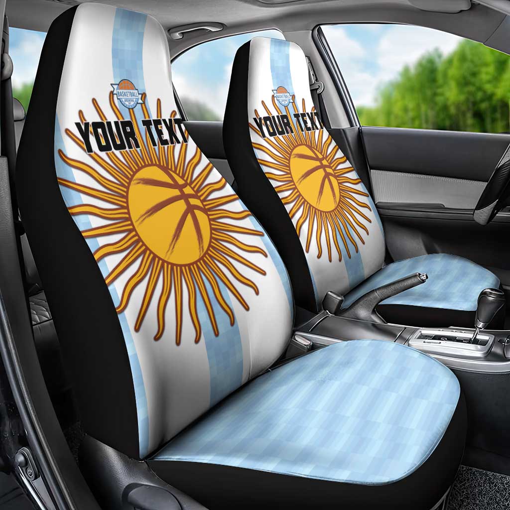 Custom Argentina Basketball Car Seat Cover Go El Alma Argentina