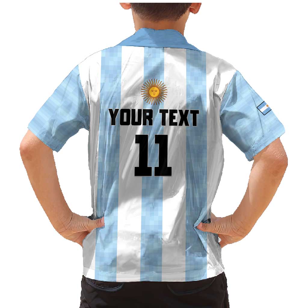 Custom Argentina Basketball Family Matching Mermaid Dress and Hawaiian Shirt Go El Alma Argentina