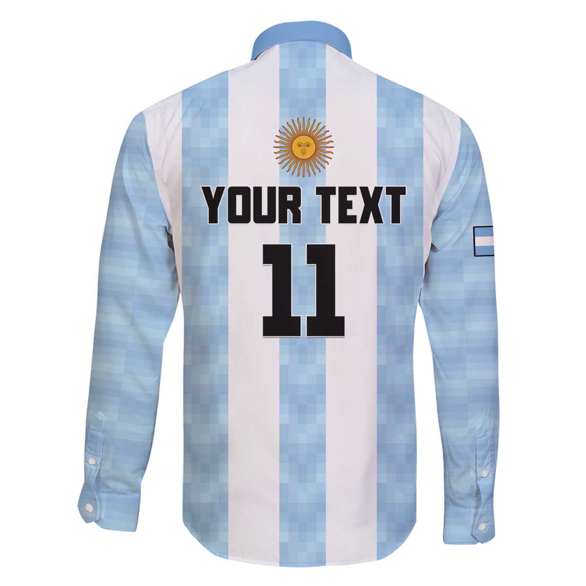 Custom Argentina Basketball Family Matching Off The Shoulder Long Sleeve Dress and Hawaiian Shirt Go El Alma Argentina