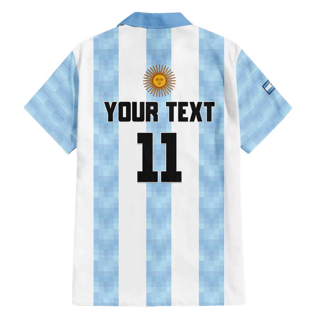 Custom Argentina Basketball Family Matching Off Shoulder Maxi Dress and Hawaiian Shirt Go El Alma Argentina