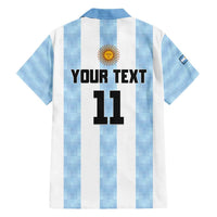 Custom Argentina Basketball Family Matching Short Sleeve Bodycon Dress and Hawaiian Shirt Go El Alma Argentina