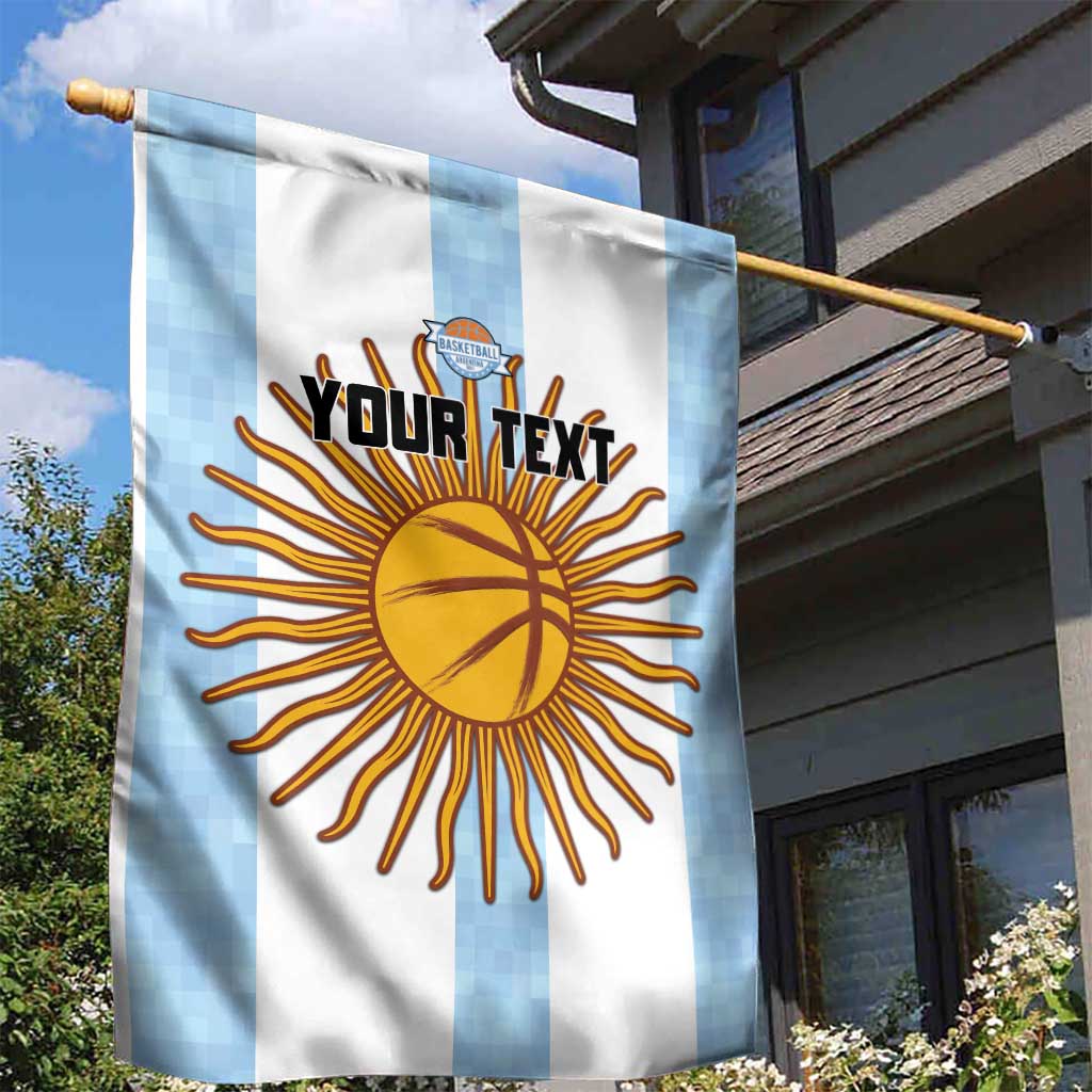 Custom Argentina Basketball Garden Flag Go El Alma Argentina