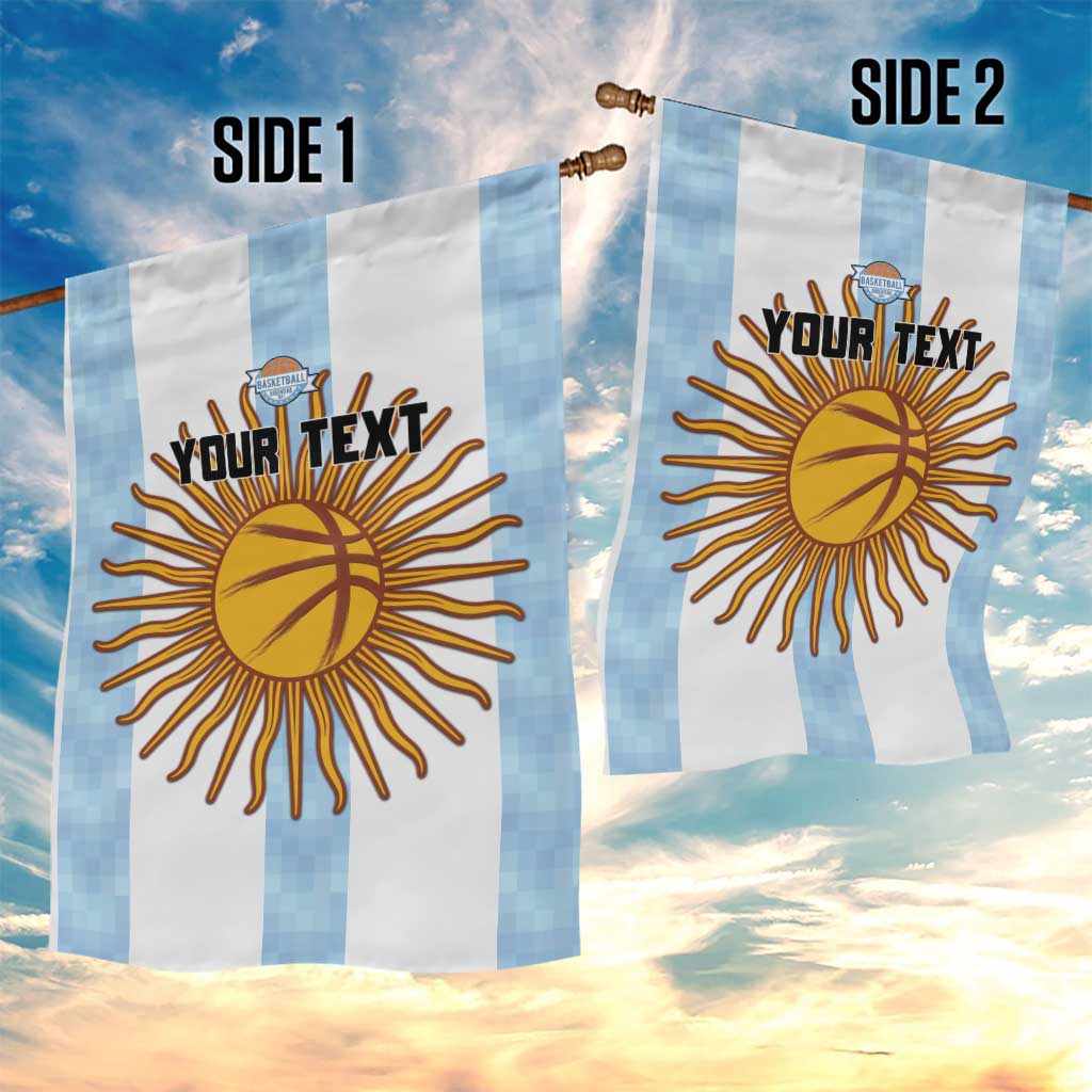 Custom Argentina Basketball Garden Flag Go El Alma Argentina