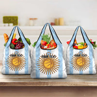 Custom Argentina Basketball Grocery Bag Go El Alma Argentina