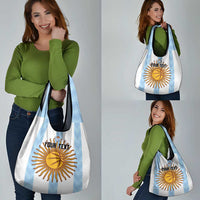 Custom Argentina Basketball Grocery Bag Go El Alma Argentina