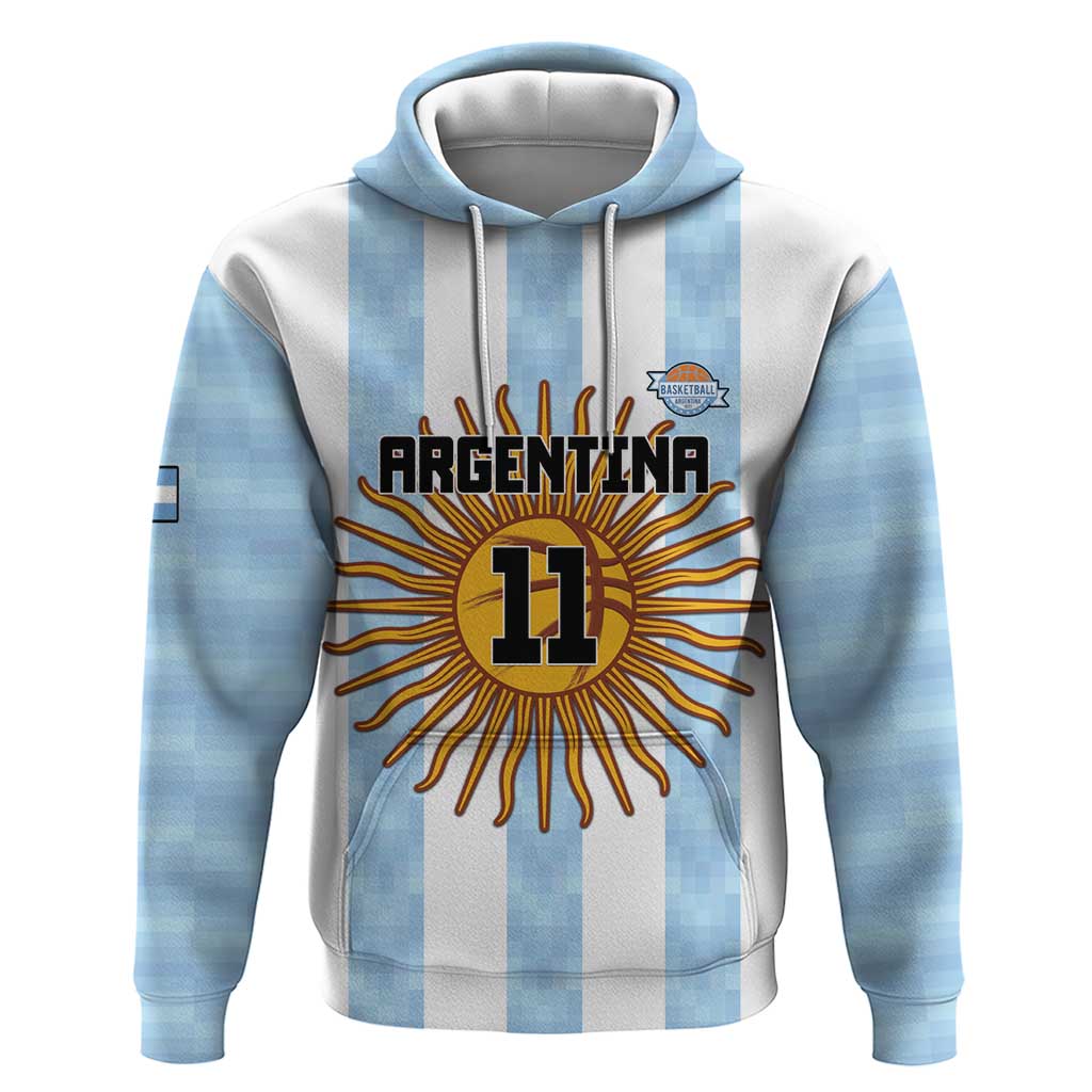 Custom Argentina Basketball Hoodie Go El Alma Argentina