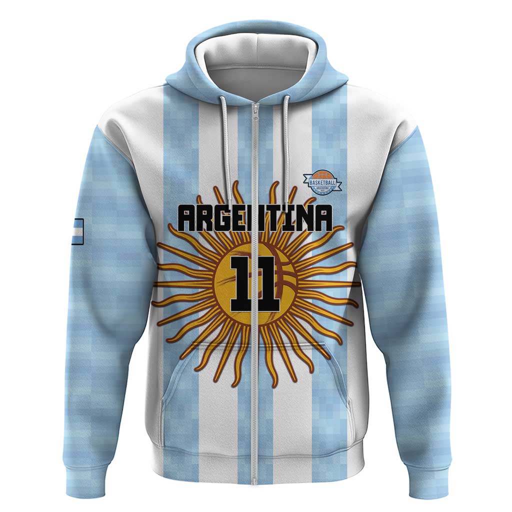 Custom Argentina Basketball Hoodie Go El Alma Argentina