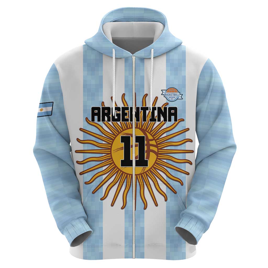 Custom Argentina Basketball Hoodie Go El Alma Argentina