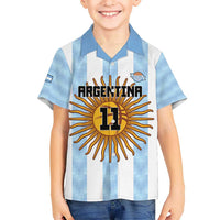 Custom Argentina Basketball Kid Hawaiian Shirt Go El Alma Argentina