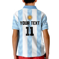 Custom Argentina Basketball Kid Polo Shirt Go El Alma Argentina