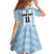Custom Argentina Basketball Kid Short Sleeve Dress Go El Alma Argentina