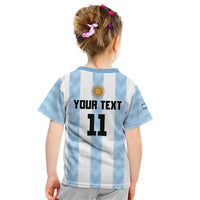 Custom Argentina Basketball Kid T Shirt Go El Alma Argentina