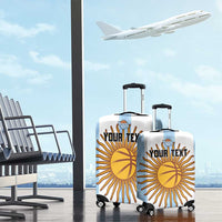 Custom Argentina Basketball Luggage Cover Go El Alma Argentina