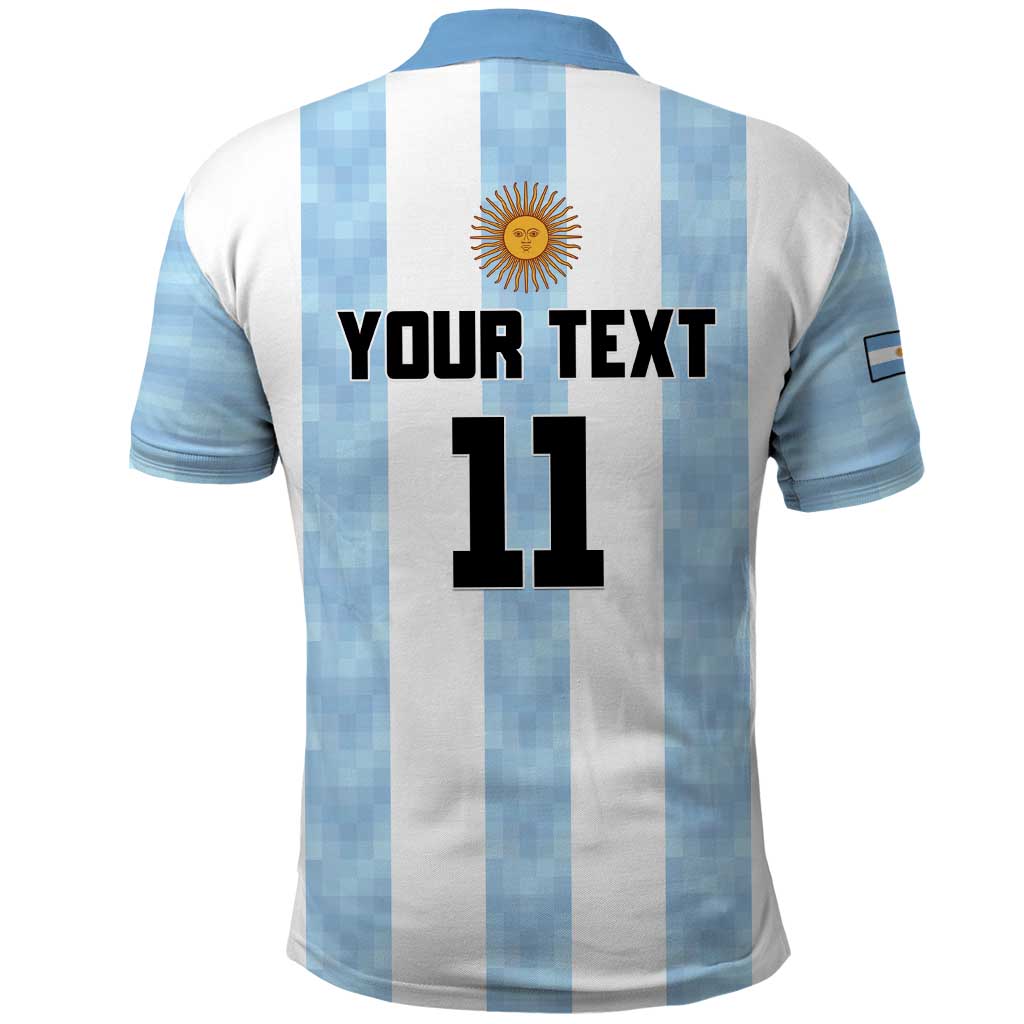Custom Argentina Basketball Polo Shirt Go El Alma Argentina