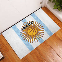Custom Argentina Basketball Rubber Doormat Go El Alma Argentina