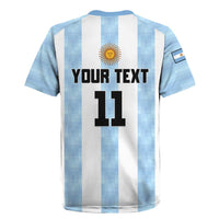 Custom Argentina Basketball Rugby Jersey Go El Alma Argentina