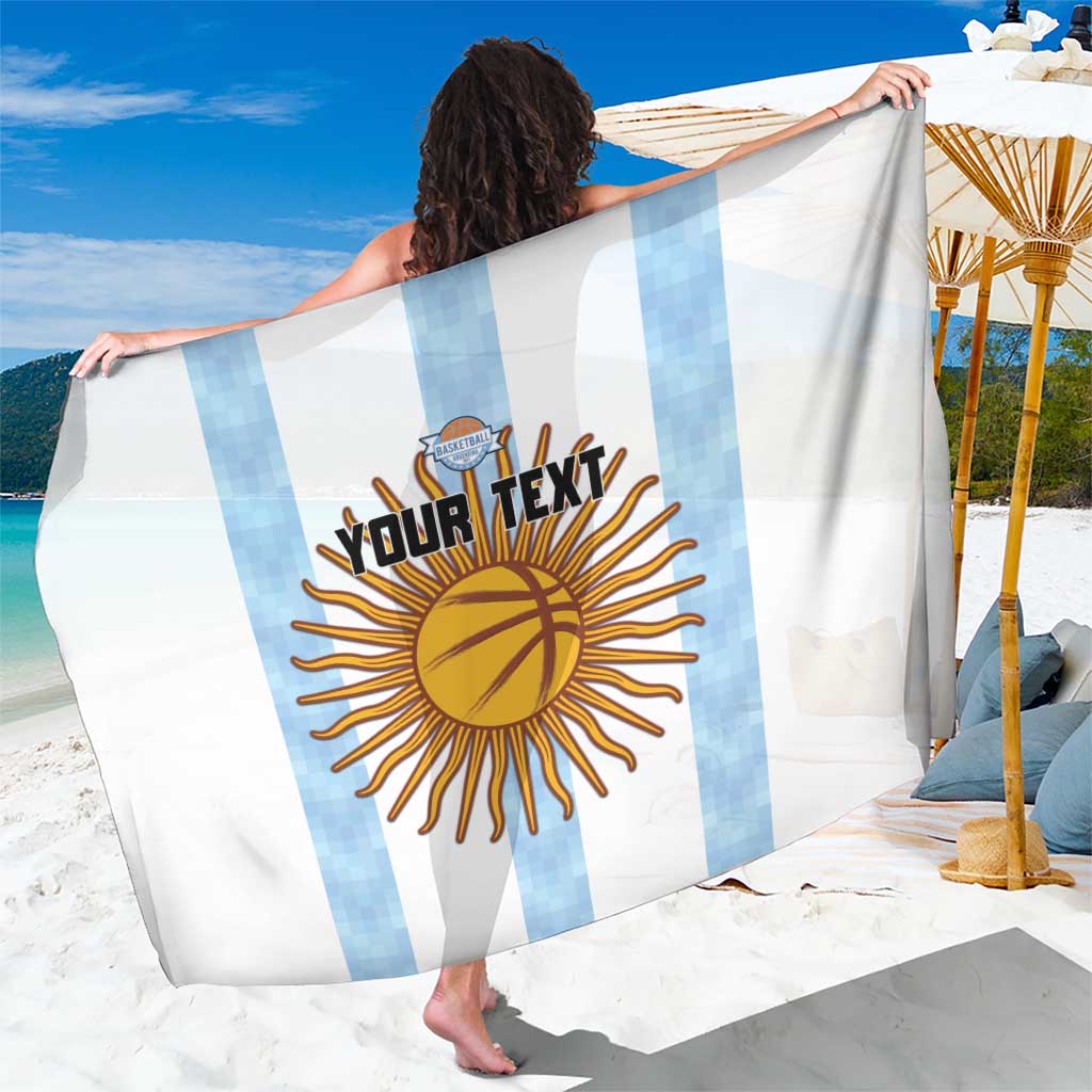Custom Argentina Basketball Sarong Go El Alma Argentina