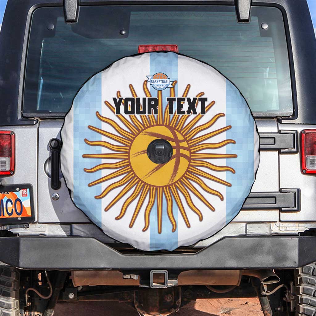 Custom Argentina Basketball Spare Tire Cover Go El Alma Argentina