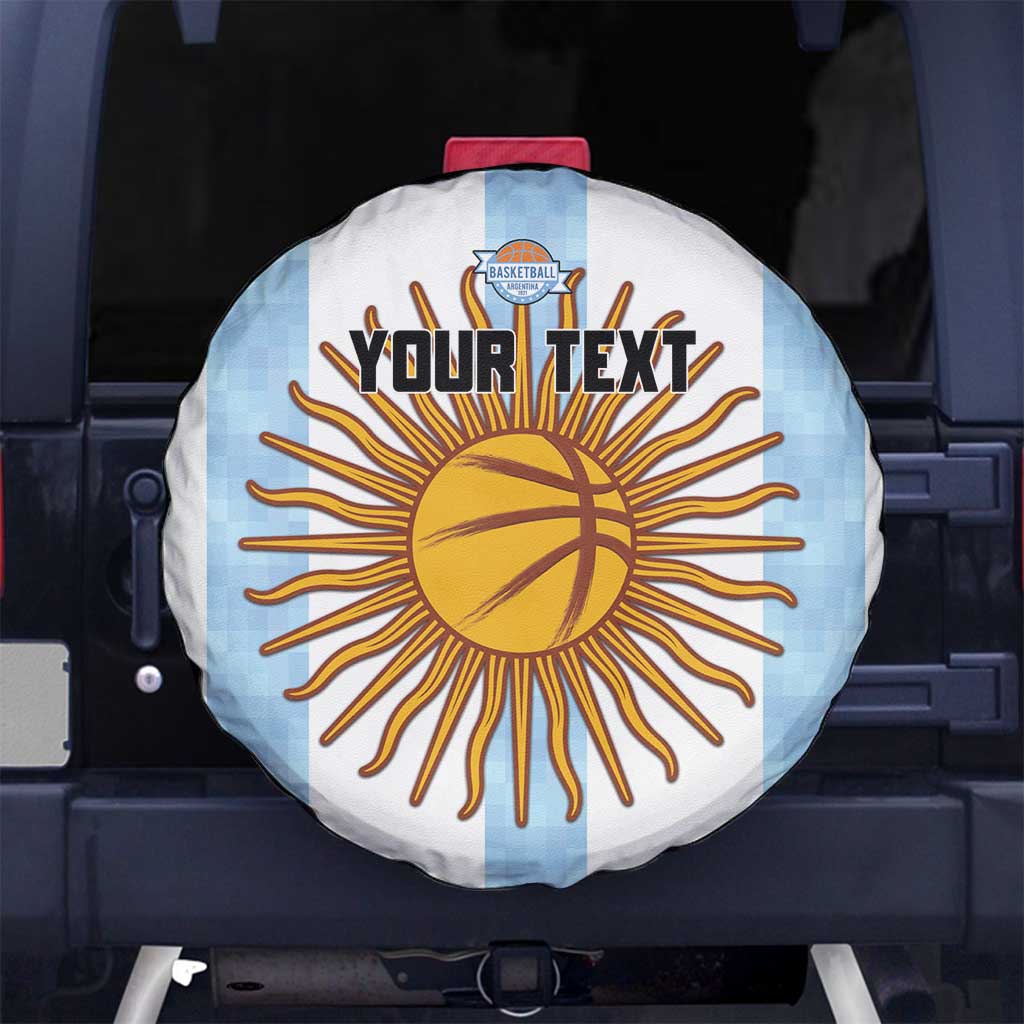 Custom Argentina Basketball Spare Tire Cover Go El Alma Argentina