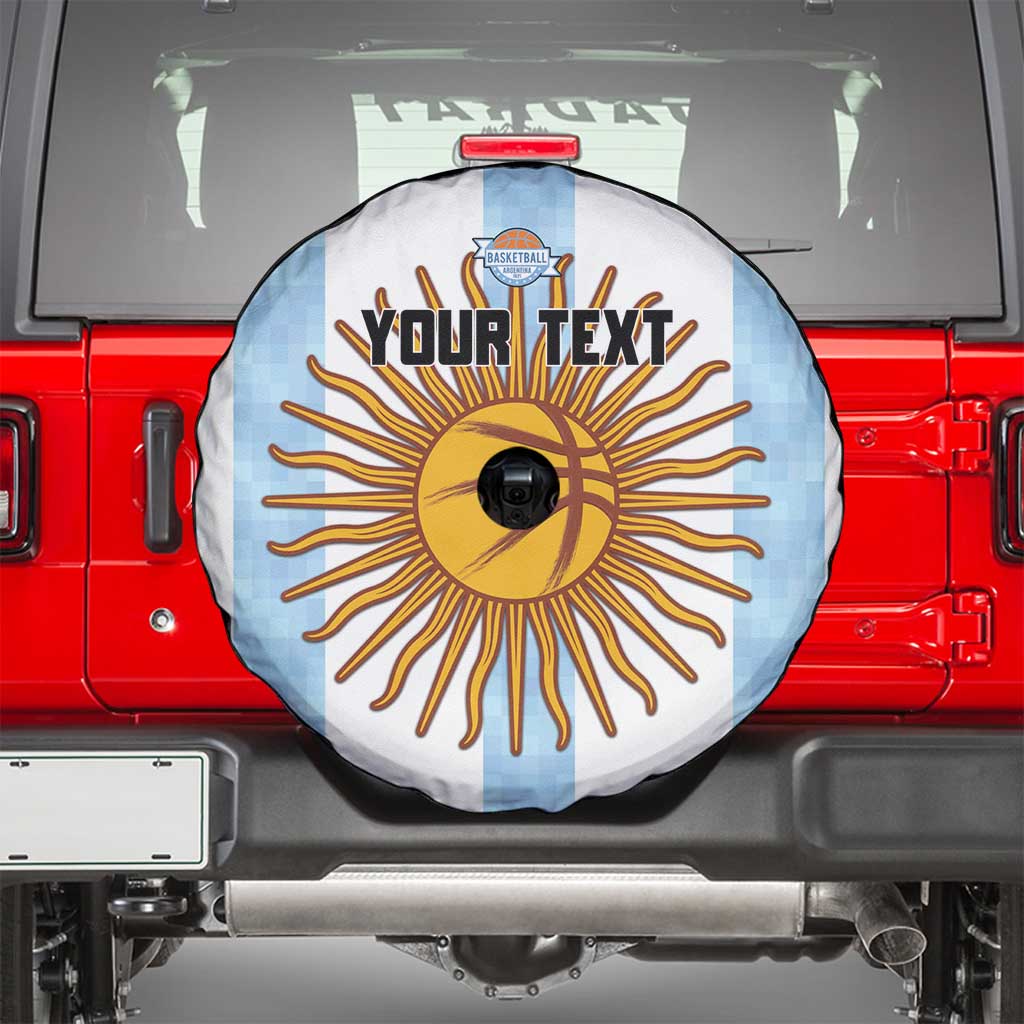 Custom Argentina Basketball Spare Tire Cover Go El Alma Argentina