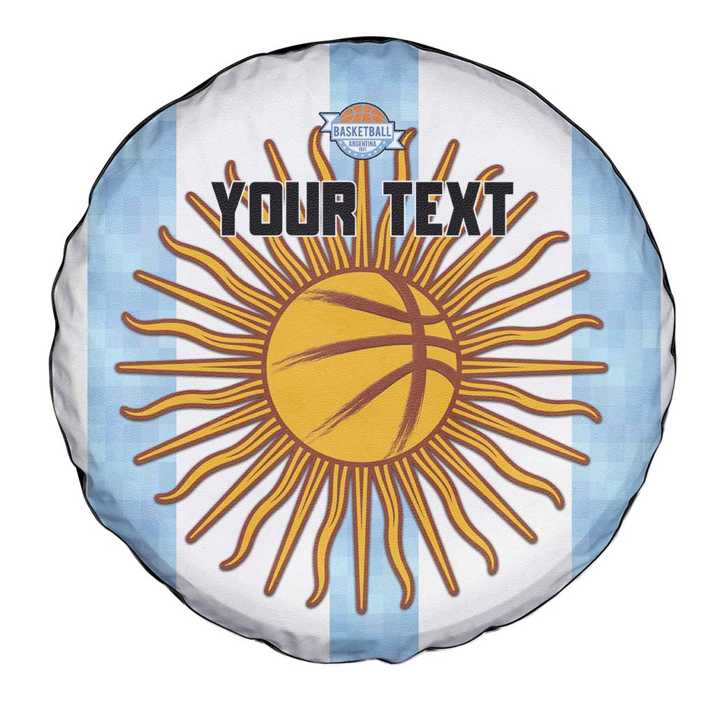 Custom Argentina Basketball Spare Tire Cover Go El Alma Argentina