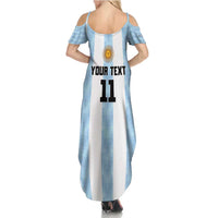 Custom Argentina Basketball Summer Maxi Dress Go El Alma Argentina