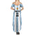 Custom Argentina Basketball Summer Maxi Dress Go El Alma Argentina