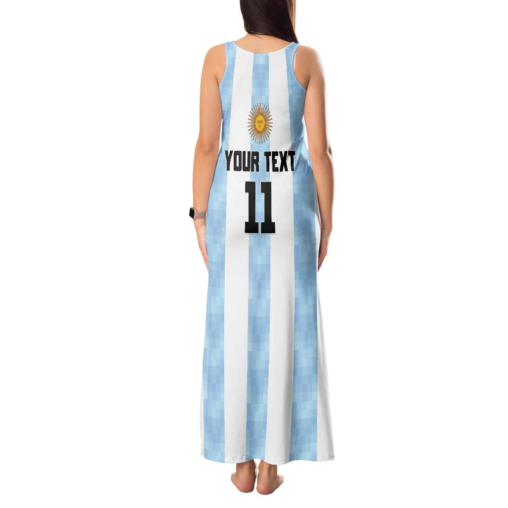 Custom Argentina Basketball Tank Maxi Dress Go El Alma Argentina