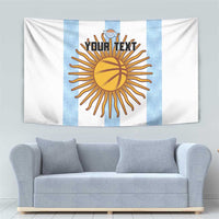 Custom Argentina Basketball Tapestry Go El Alma Argentina
