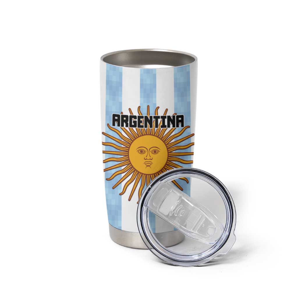 Custom Argentina Basketball Tumbler Cup Go El Alma Argentina