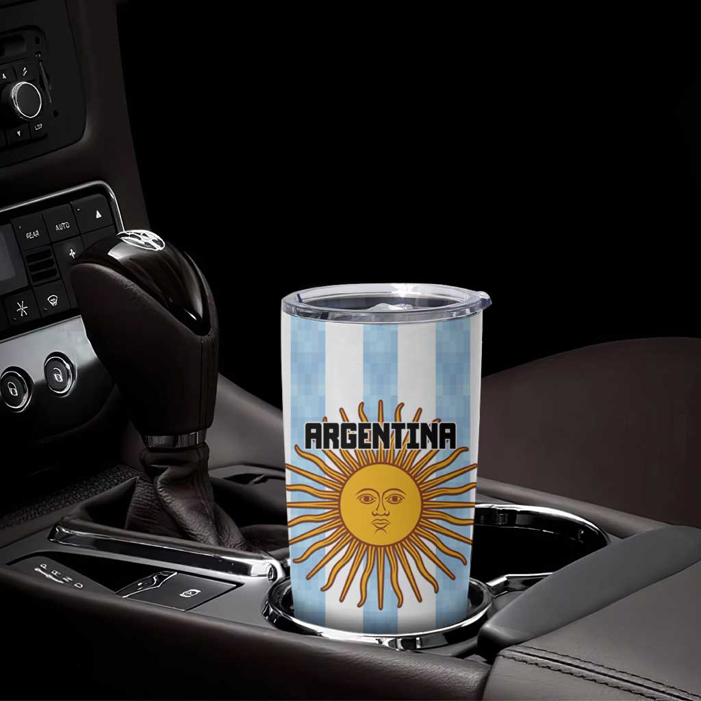 Custom Argentina Basketball Tumbler Cup Go El Alma Argentina