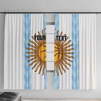 Custom Argentina Basketball Window Curtain Go El Alma Argentina