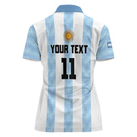 Custom Argentina Basketball Women Polo Shirt Go El Alma Argentina