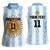 Custom Argentina Basketball Women Sleeveless Polo Shirt Go El Alma Argentina